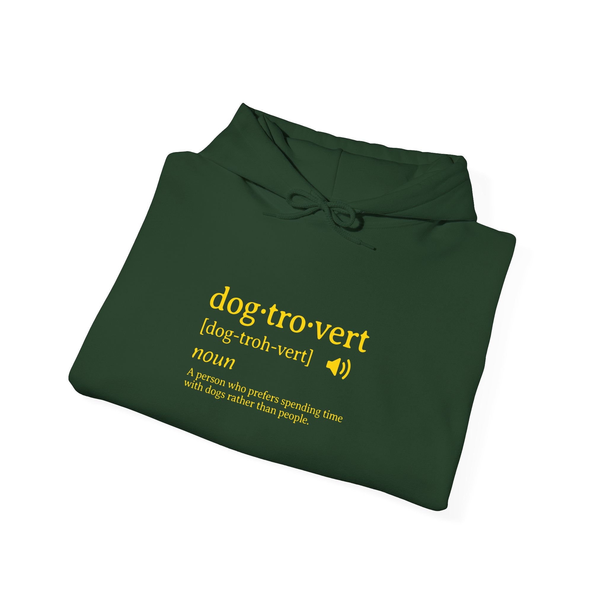 dog·tro·vert definition Hoodie | Funny Dog Lover Definition Sweatshirt