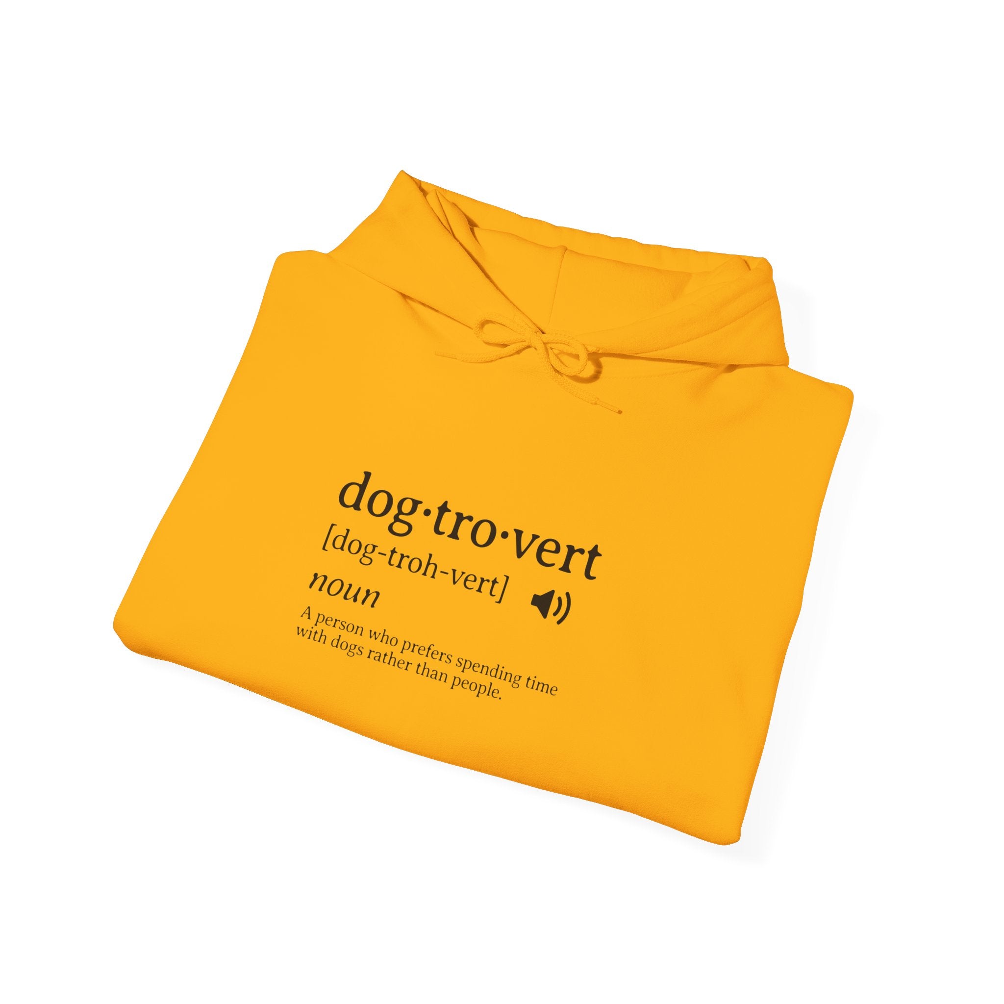 dog·tro·vert definition Hoodie | Funny Dog Lover Definition Sweatshirt