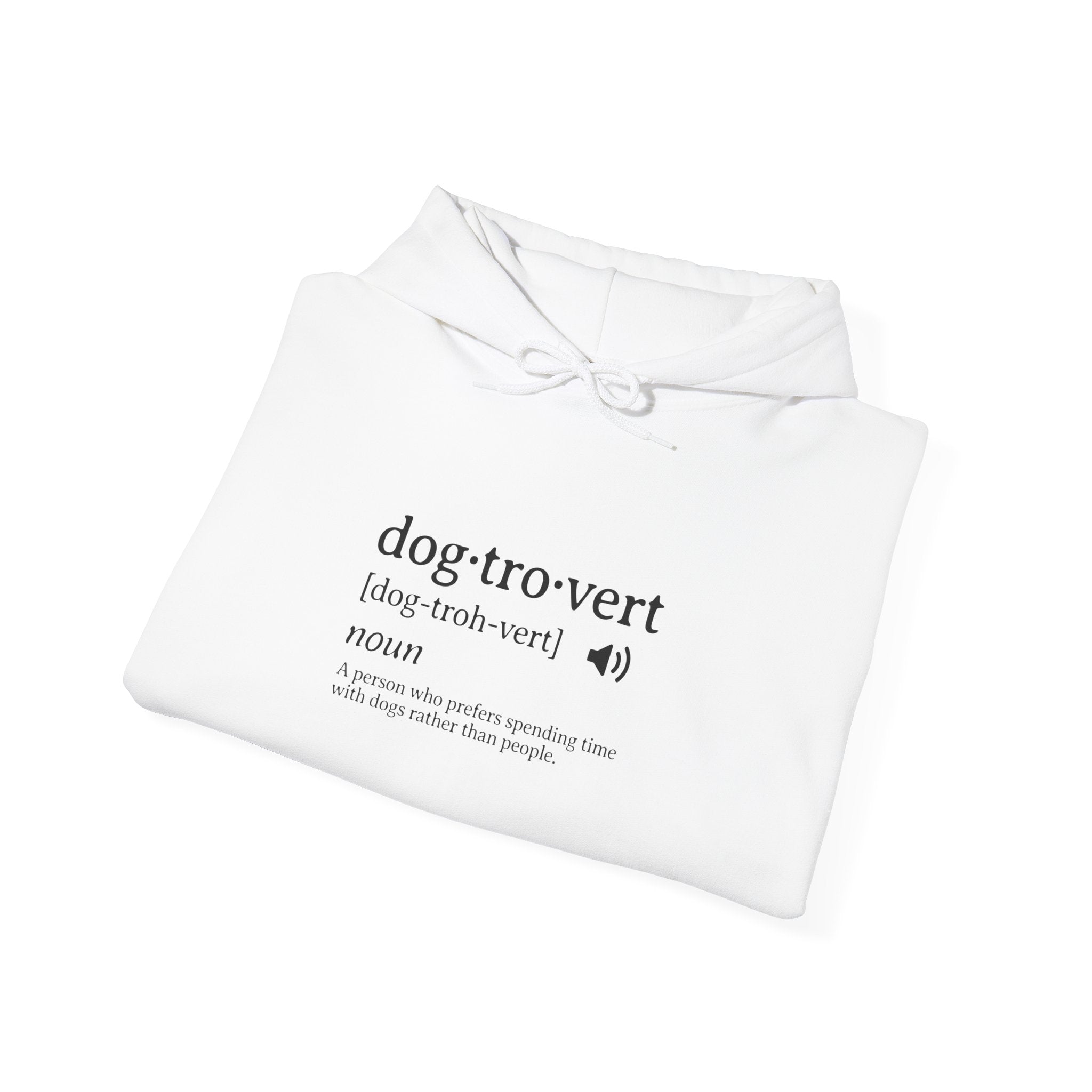 dog·tro·vert definition Hoodie | Funny Dog Lover Definition Sweatshirt